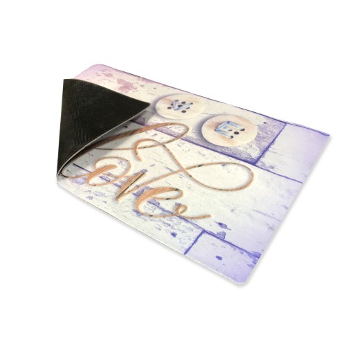 DIGITAL DOORMAT CARPET CM.40X60 LOVE BUTTON