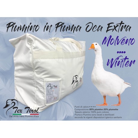 PIUMINO OCA TEX TIROL © MOLVENO WINTER 80% PIUMINO OCA / 20% PIUMA OCA