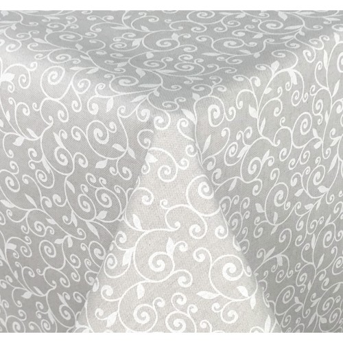 NAPPE DORY arabesque coton BLANC