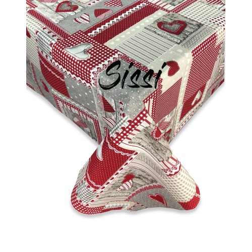 TOVAGLIA SISSI in cotone APRICA ROSSO in cotone