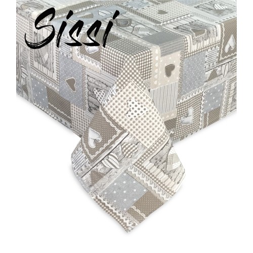 Nappe en coton SISSI APRICA BEIGE coton