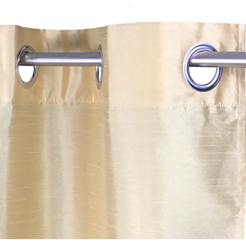 SHAY CURTAIN in solid color GOLDEN YELLOW cm. 140X290 PACKAGED