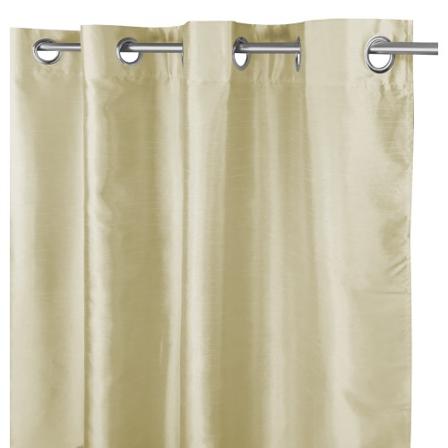 Cortina SHAY en color liso BEIGE CREMA cm. 140X290 EMPAQUETADO