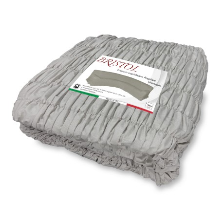COPRIDIVANO ANGULAIRE UNIVERSELLE BRISTOL GRIS-BRUN ROYAUME-UNI