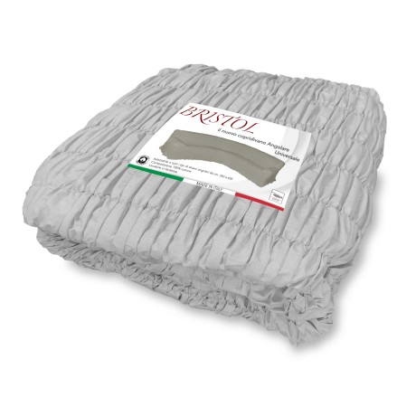 COPRIDIVANO ANGULAIRE UNIVERSELLE BRISTOL GRIS CLAIR, ROYAUME-UNI