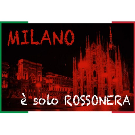 TABLIER de l'AC MILAN OFFICIEL carte postale MILAN EST