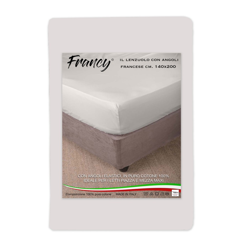 LENZUOLO CON ANGOLI BEIGE FRANCESE 1 PIAZZA E MEZZA 140 GRANDE MAXI LENZUOLO CON ANGOLI BEIGE FRANCESE 1 PIAZZA E MEZZA 140 GRANDE MAXI
