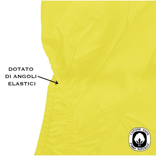 FRANCY SPANNBETTTUCH FRANZÖSISCH GELB 1 1/2 LARGE MAXI