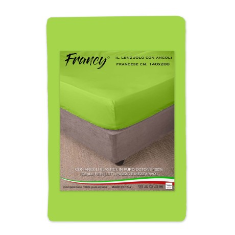 FEUILLE DE FRANCY AVEC COINS, DE L'ACIDE VERT FRANÇAIS 1 ET UN DEMI-CARRÉ GRAND MAXI