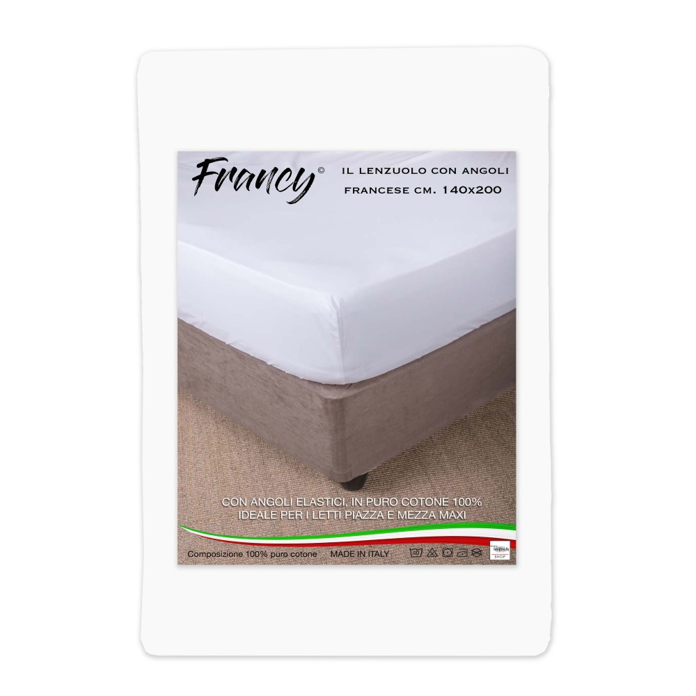 FRANCY BLATT MIT WEISSEN FRANZÖSISCHEN ECKEN 1 1/2 GROSSE MAXI