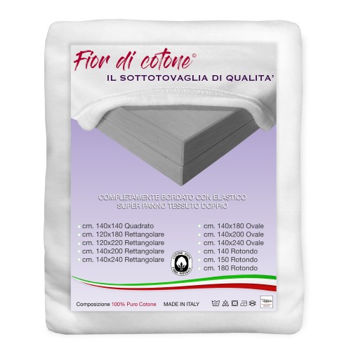 ÉCONOMISEUR DE PRINTEMPS PELOUSE TRIVET FIOR DI COTONE © tissu super tissu DOUBLE PUR COTON