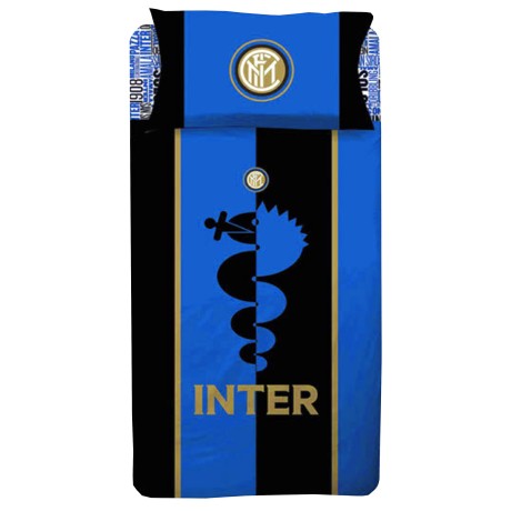 COMPLETO LENZUOLO SINGOLO F.C. INTER INTERNAZIONALE ORIGINALE