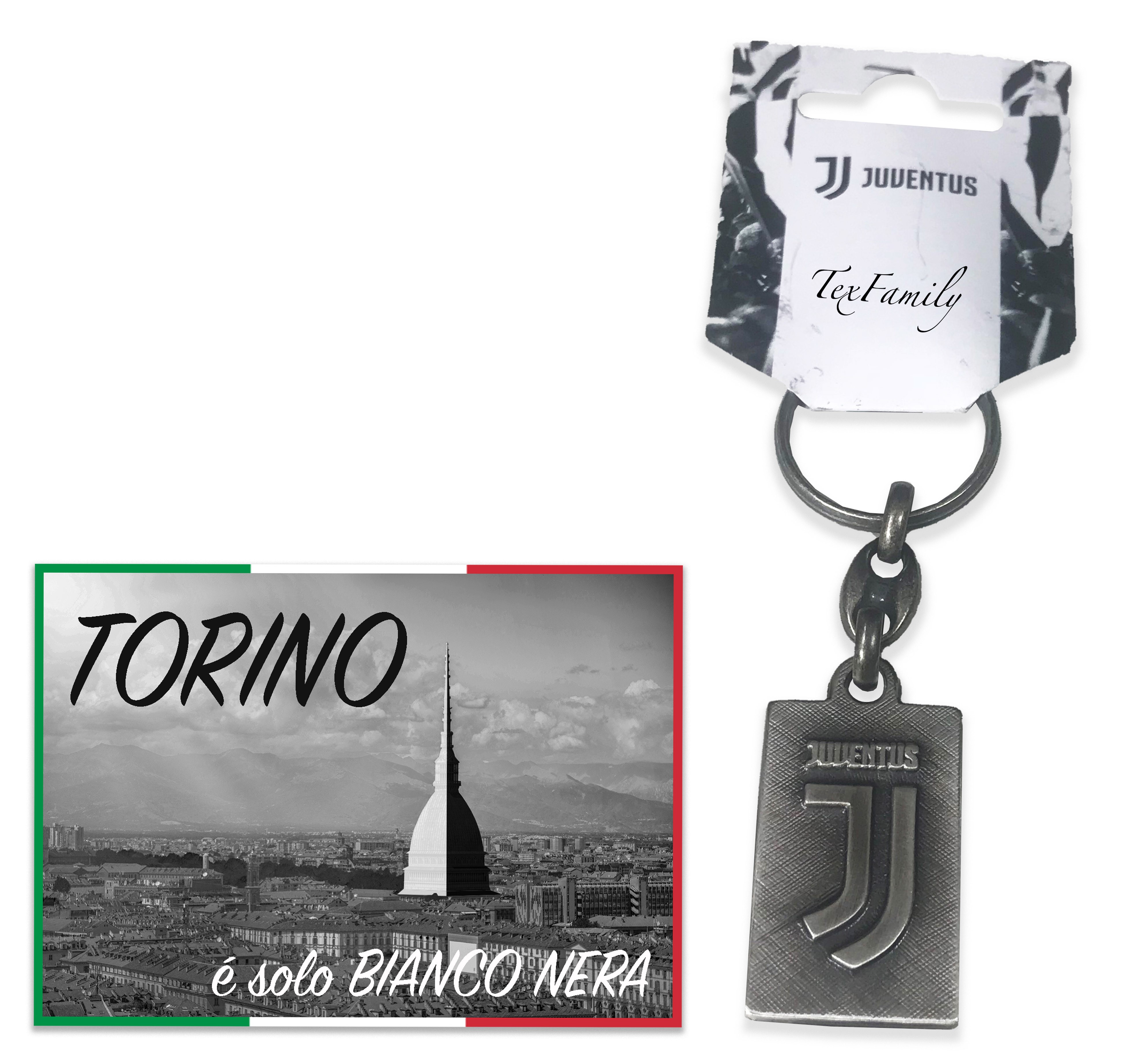 Portachiavi Juventus In Pelle - Con Scomparto Zip | Unisex Adulto | Accessorio Ufficiale - Foto 13