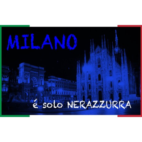 KEYCHAIN fait de CAOUTCHOUC SOUPLE F. C. INTER et MILAN EST la carte postale