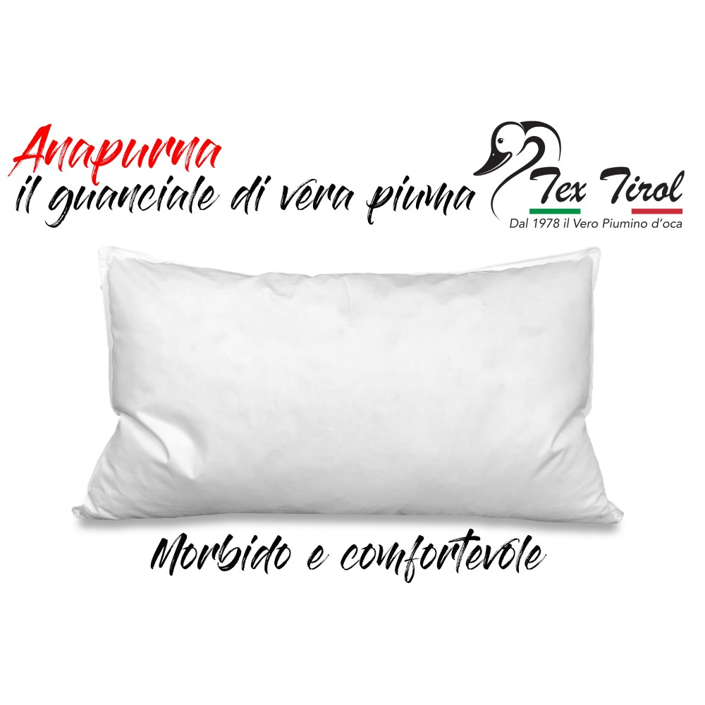 OREILLER COUSSIN RÉELLE PLUME ANAPURNA TEX TIROL ©