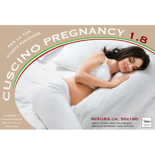 GUANCIALE CUSCINO GRAVIDANZA PREGNANCY cm. 180 MIS. cm. 50 X 180