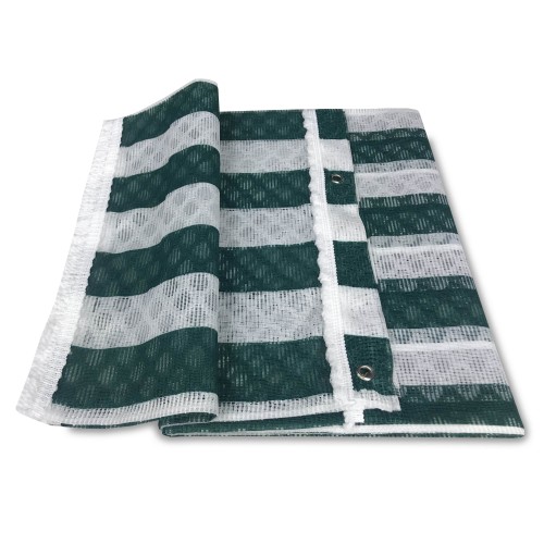 GARDEN NET CURTAIN GREEN stripe net MOSQUITO net in two sizes