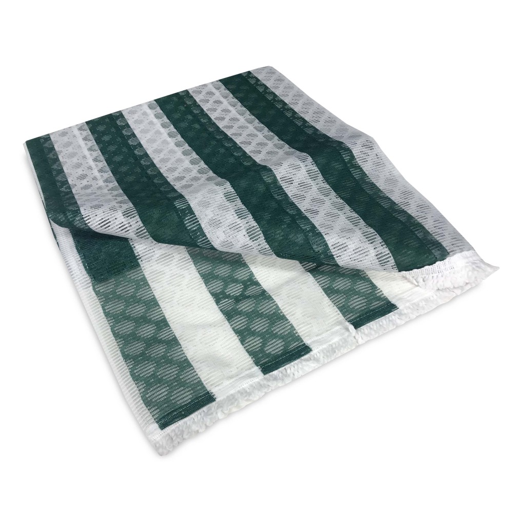 GARDEN NET CURTAIN GREEN stripe net MOSQUITO net in two sizes