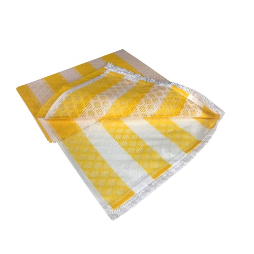 GARDEN NET CURTAIN GARDEN Mesh GELB Streifen in zwei Größen