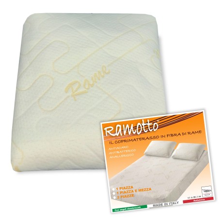 HOUSSE DE MATELAS RAMOTTO © EN FIBRES-CUIVRE