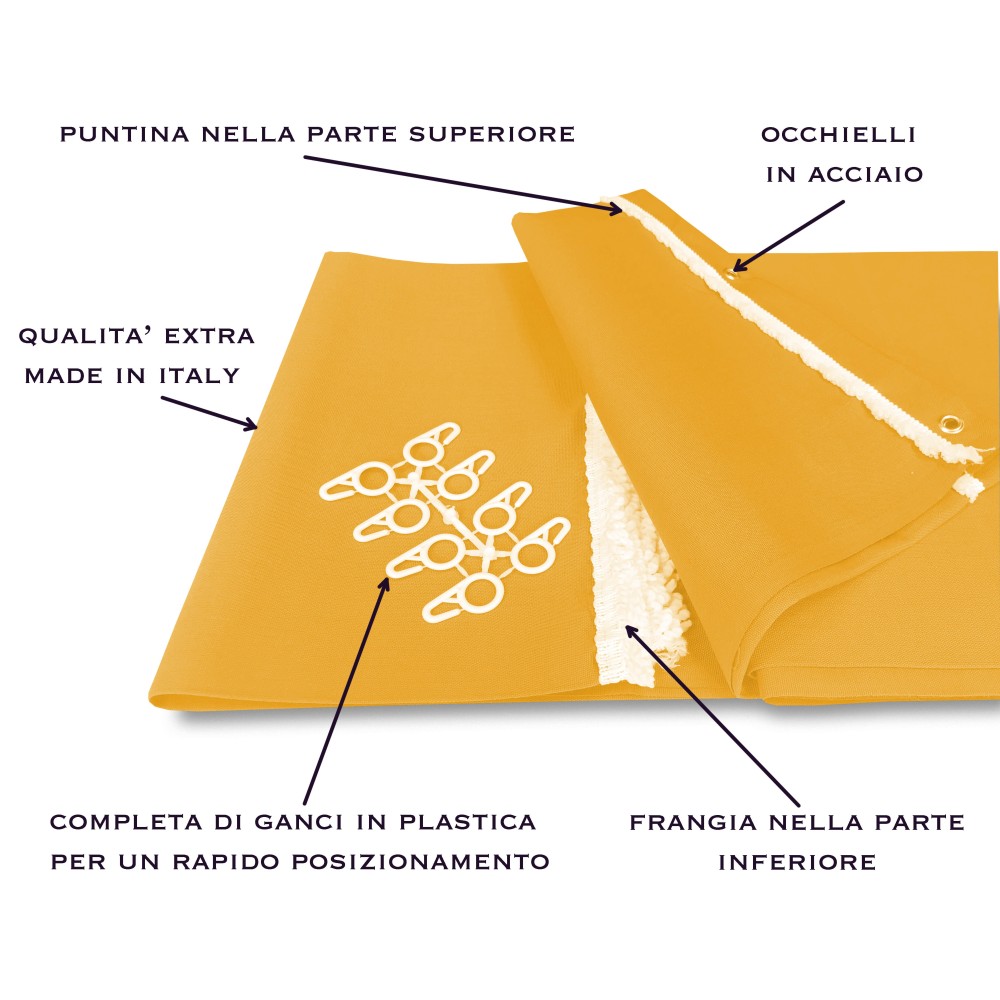 TENDA Sole da ESTERNO Giardino BALCONE Unito GIALLO Confezionata
