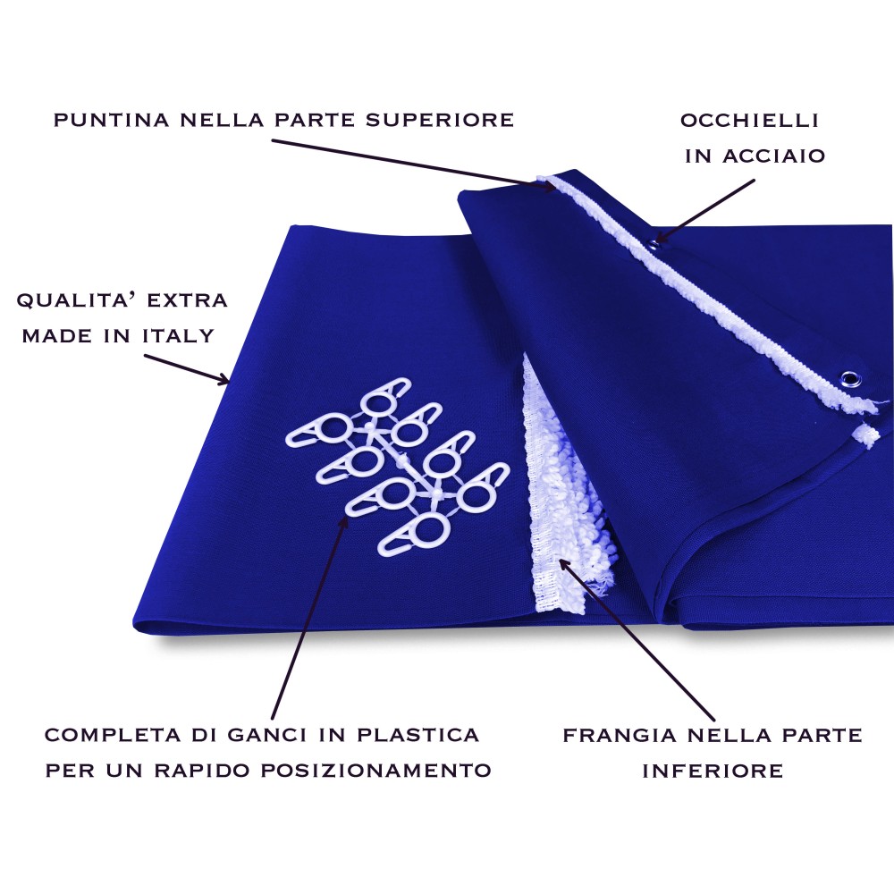 TENDA Sole da ESTERNO Giardino BALCONE Unito BLU Confezionata