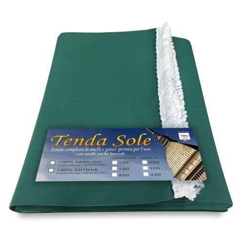 OUTDOOR GARDEN Awning GREEN UNITED Balcony 2 METERS WIDE