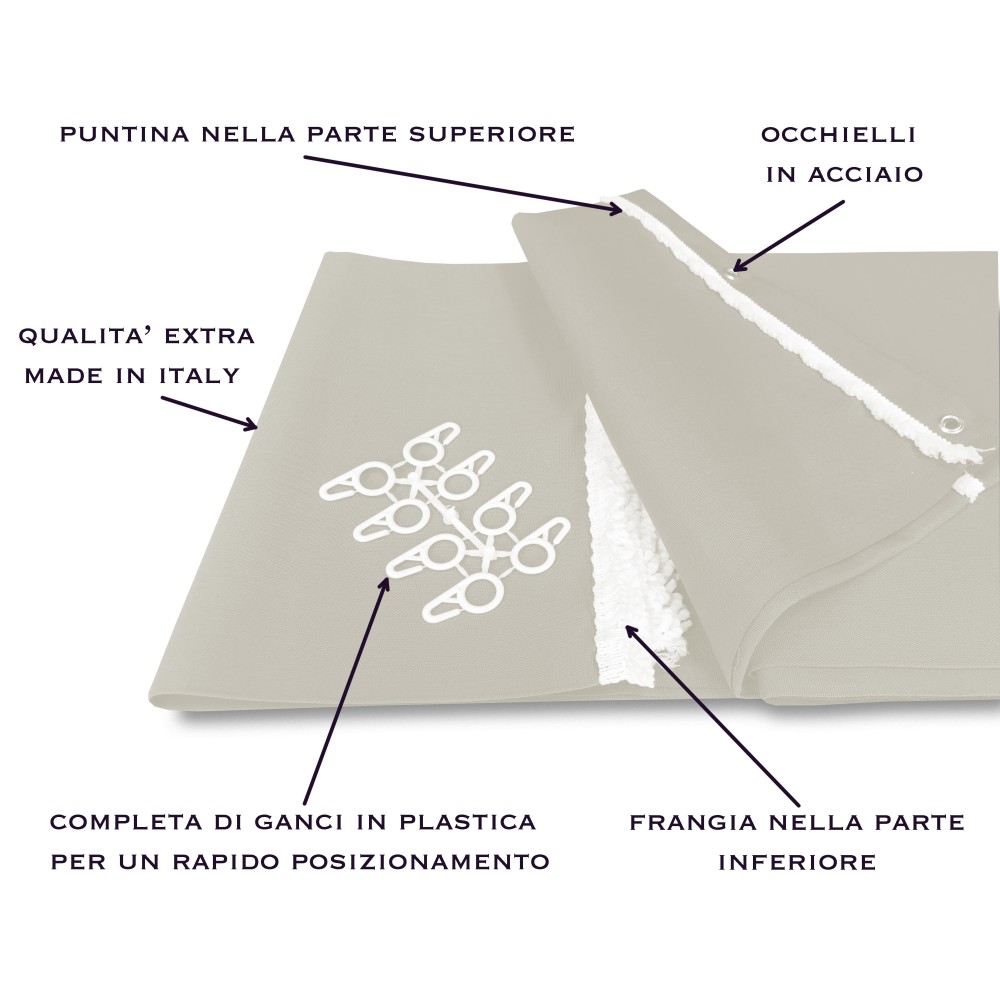 OUTDOOR AWNING Garden BALCONY United CREAM packaged WIDE 2 METERS