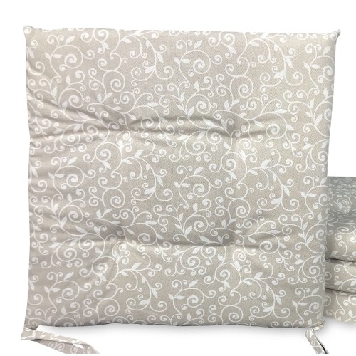 FUNDA SILLA MORBIDENE DORY ARABESQUE BLANCO