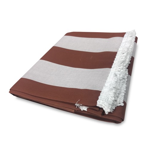 OUTDOOR AWNING GARDEN BALCONY stripe EVEN BROWN Packaged