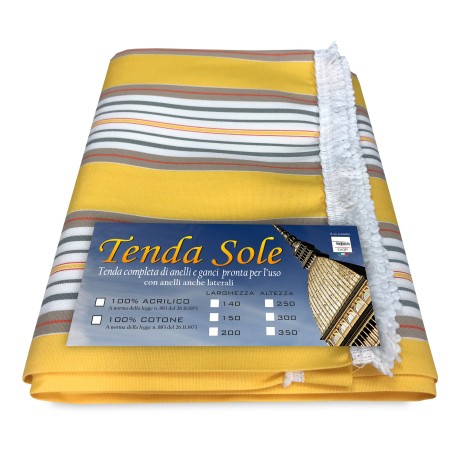 LE SOLEIL TENTE EXTÉRIEURE, JARDIN, BALCON RIGHINO JAUNE EMBALLÉ