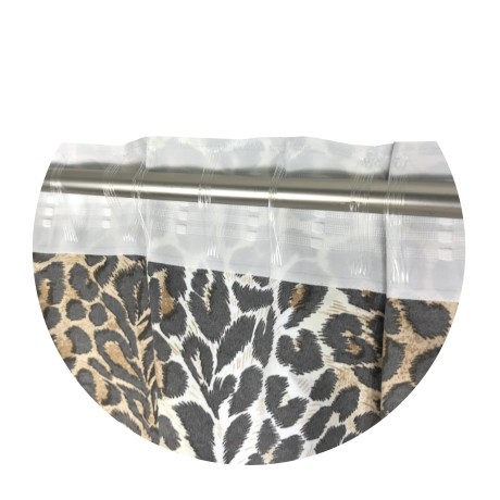 TENDA SAFARI MACULATA CM. 140X280 LEOPARDATA MADE IN ITALY