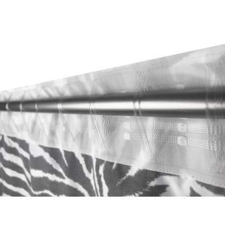 CORTINA CEBRA BLANCO NEGRO CM. 140X280 HECHO EN ITALIA