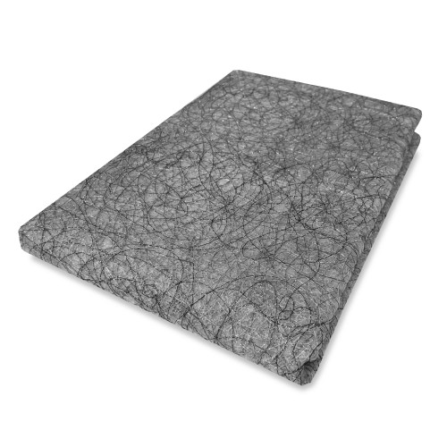 PAR DE CORTINAS DE CRISTAL DE HADAS GRIS PLATA ORGANZA MIL HILOS