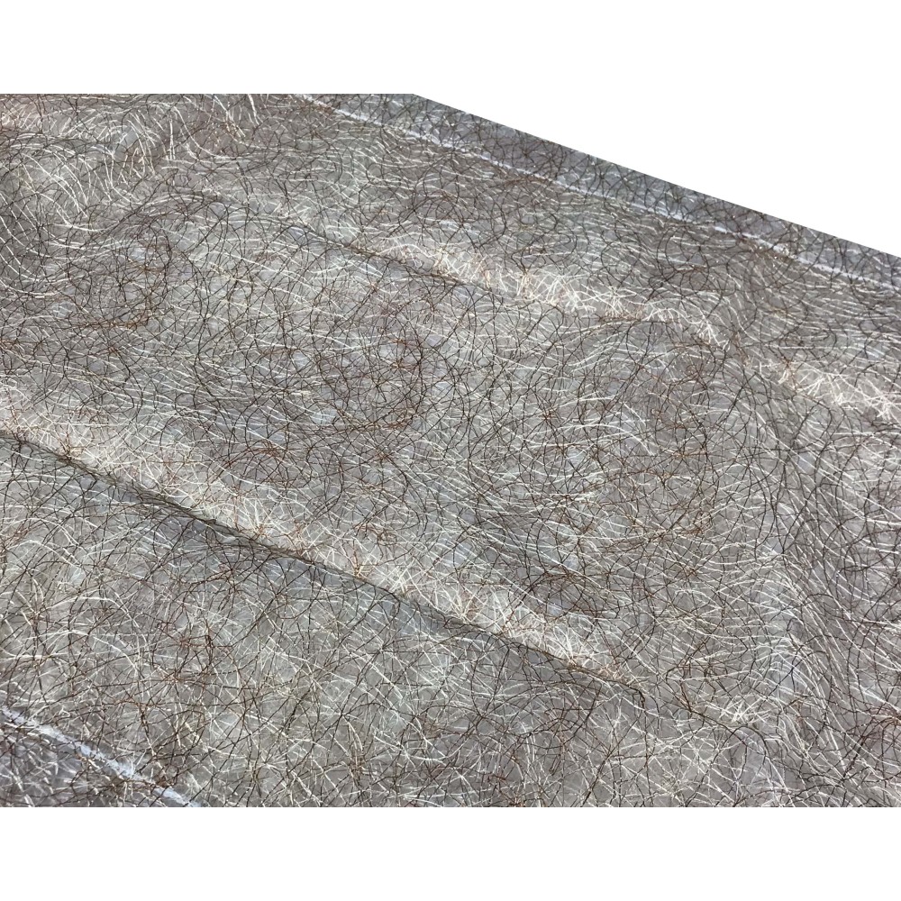 PAAR BRAUNE FEENGLAS VORHANG ORGANZA TAUSEND FÄDEN