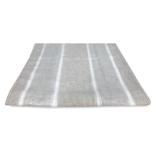 PAIR OF BEIGE EXTERNAL GLASS CURTAIN 60 cm wide