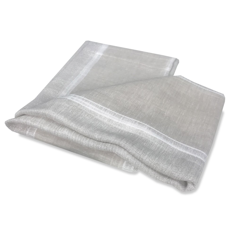 PAR DE CORTINAS DE CRISTAL EXTERIOR BEIGE 60 cm de ancho