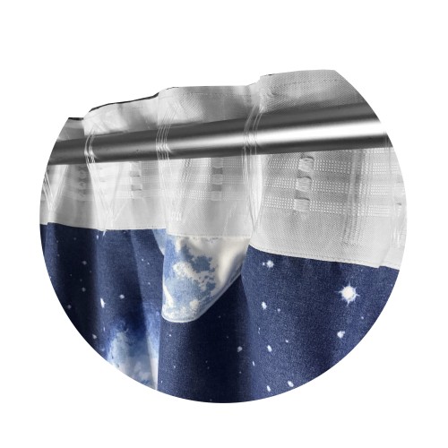 MOON LUNAR TENT BLUE PLANETS CM. 140X280 MADE IN ITALY