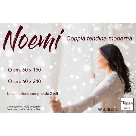 COPPIA TENDINA NOEMI RICAMO MODERNO FOGLIA  BORDEAUX