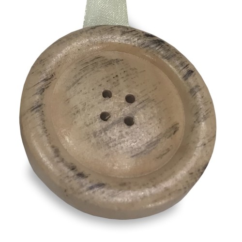 MAGNET HOLZ GARDINENSTOPPER MAGNETE FÜR VORHÄNGE KRAWATTE BEIGE KNOPF