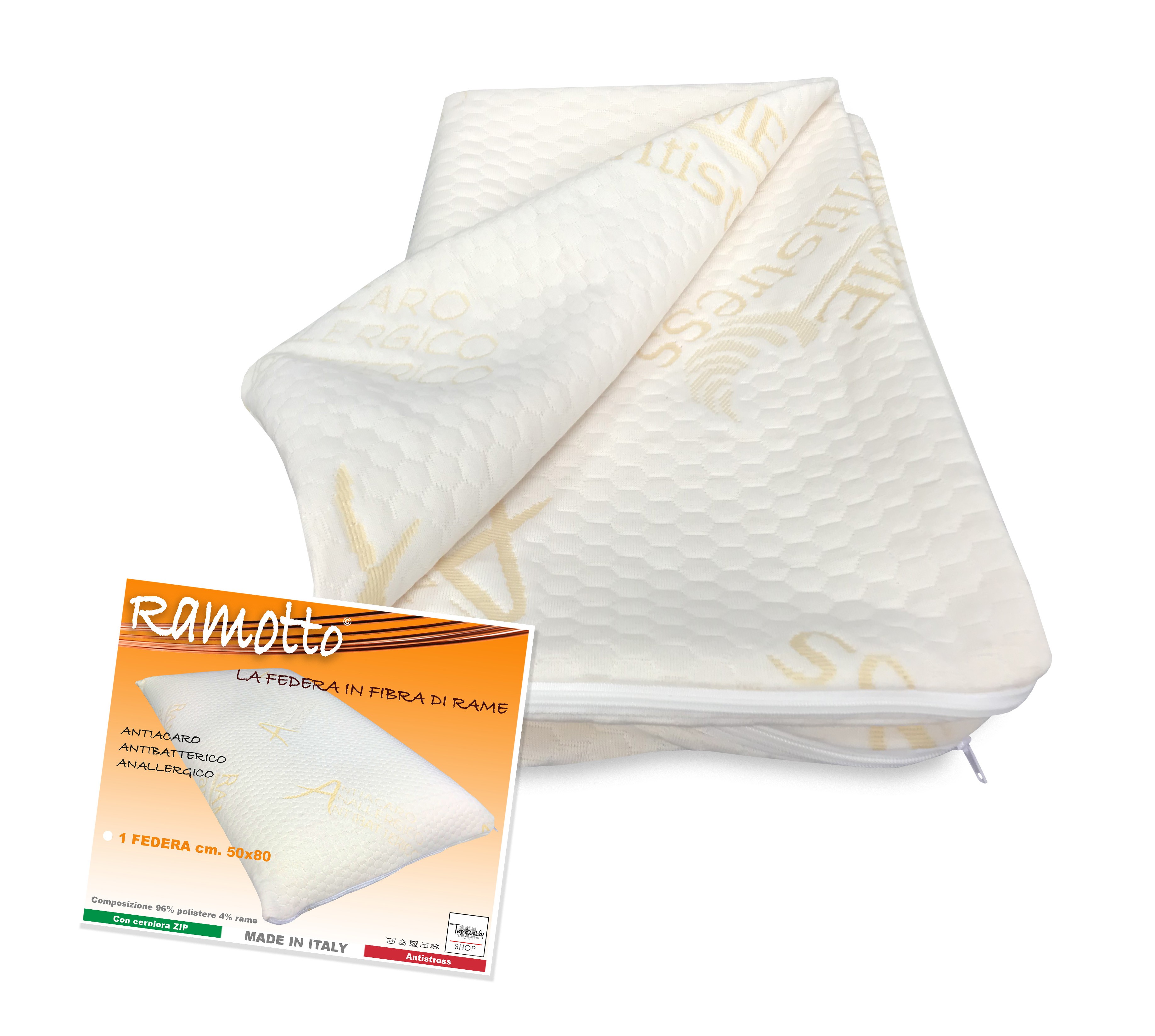 Copricuscino Antiacaro Per Culla 40x60cm - Barriera Anallergica Made In Italy - Foto 10