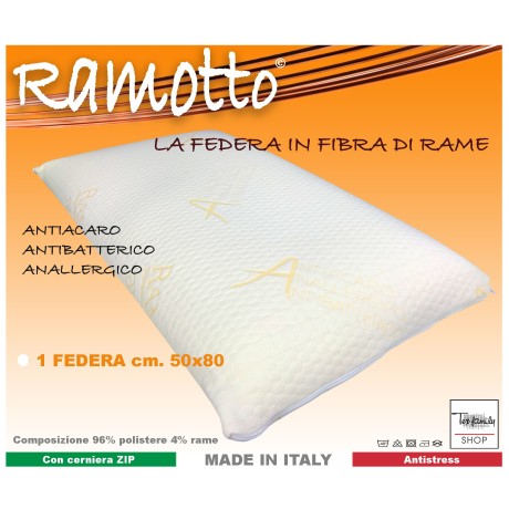 FEDERA RAMOTTO © IN FIBRA DI RAME ANTIACARO ANALLERGICA