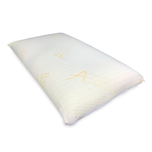 ALMOHADA DE RAMOTTO VISCOELÁSTICO © EN FIBRA DE COBRE, ANTIÁCAROS, HIPOALERGÉNICA, ANTIBACTERIANA
