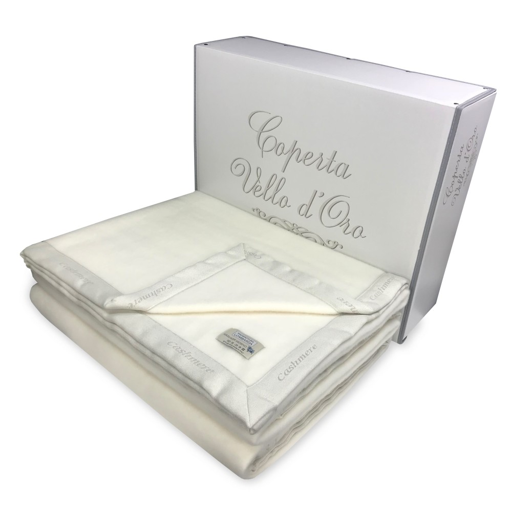 KASHMIR MERINO WINTER WOOL BLANKET DOUBLE 2 SQUARES CREAM KASHMIR MERINO WINTER WOOL BLANKET DOUBLE 2 SQUARES CREAM