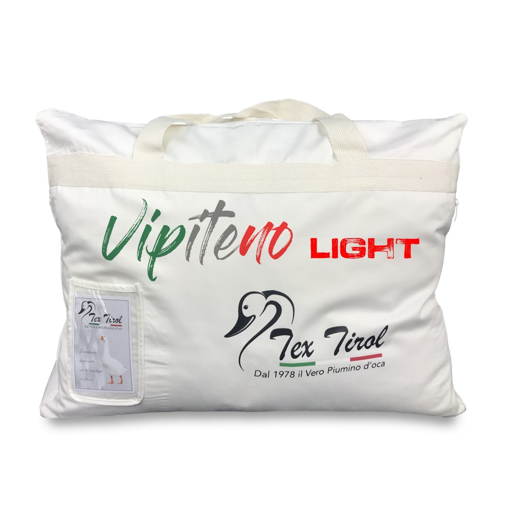 Piumino Vipiteno Light in piuma d'oca estivo leggero indicato per la  stagione più calda