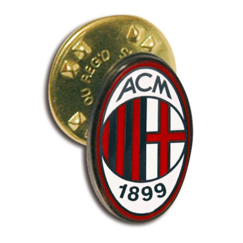 INSIGNE MÉTAL BROCHE A. C. MILAN et MILAN EST la carte postale