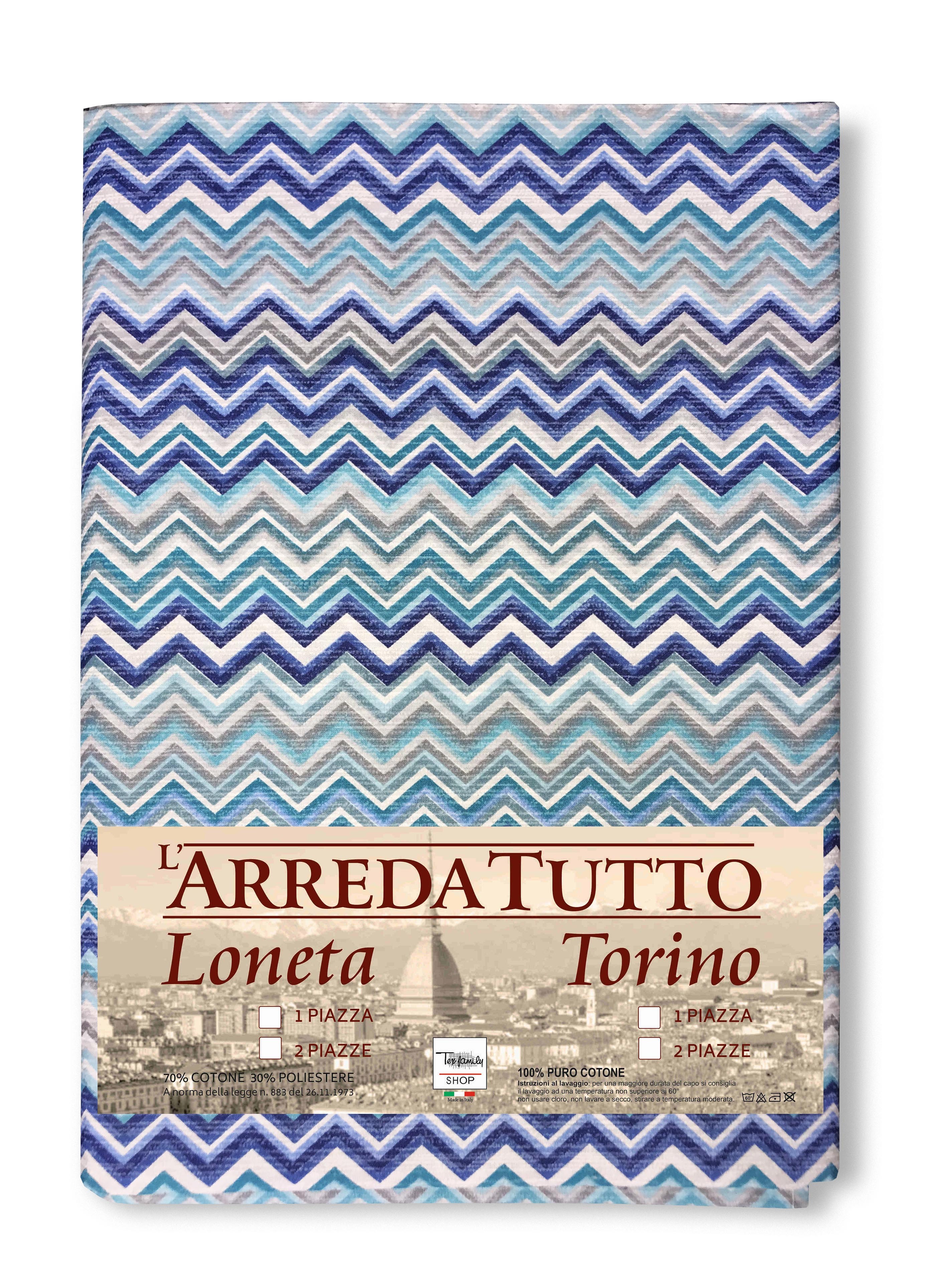 1 Piazza tex family Telo ARREDO COPRITUTTO Gran Foulard COPRILETTO COPRIDIVANO Tessuto MISSORI Blu