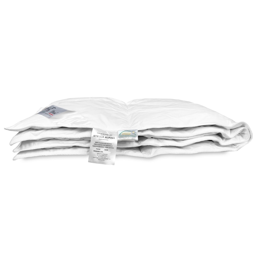 PIUMINO TEX TIROL © STELLA ALPINA LIGHT  100 % PIUMINO OCA LEGGERO Estivo MATRIMONIALE