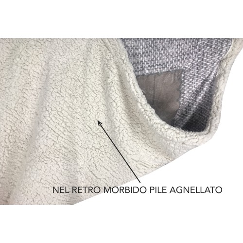 SHERPA FLEECE BLANKET DIGITAL PHOTOGRAPHIC cm. 130x160 DOG DOGS