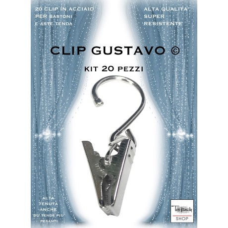 SET di 20 mollette CLIP in...